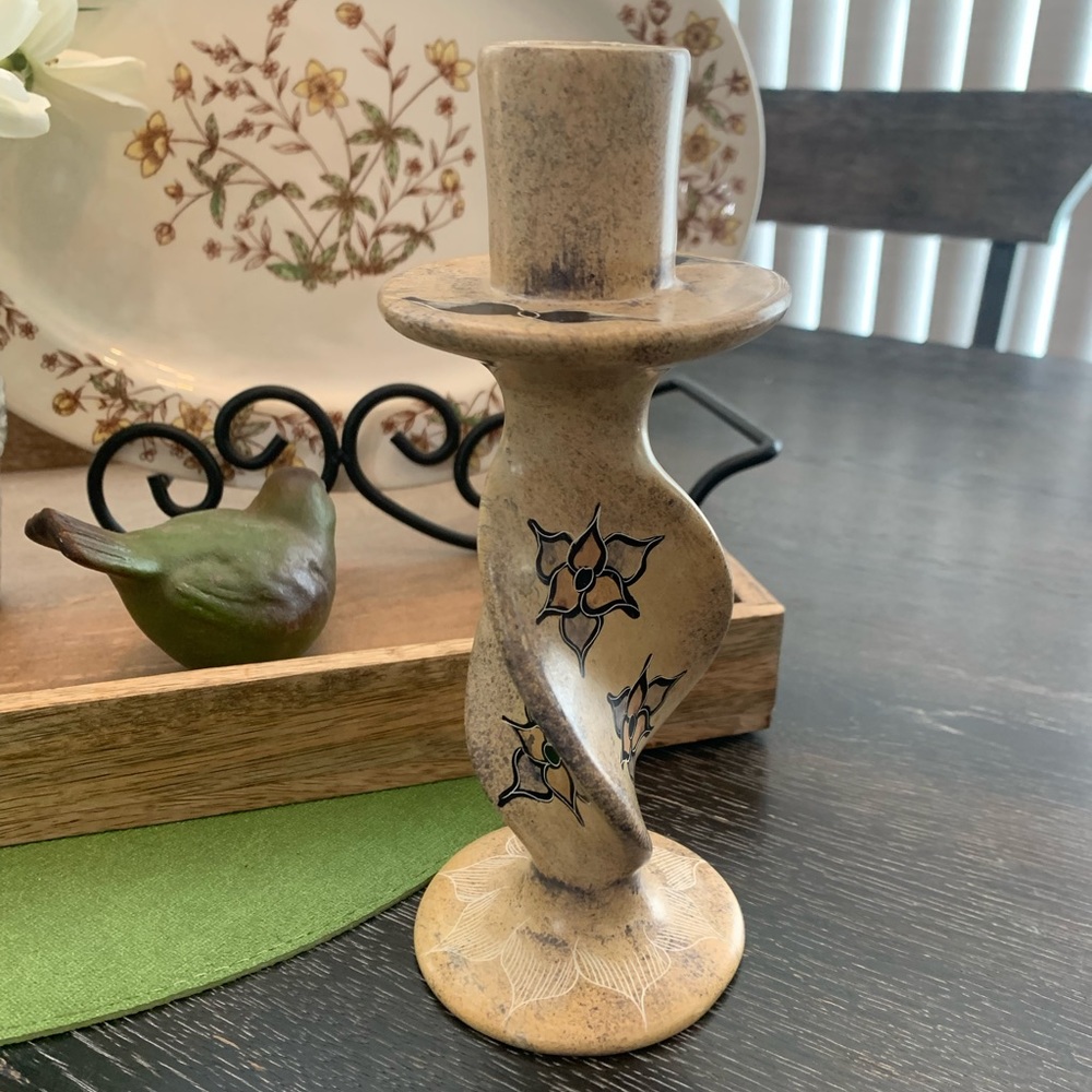 Beautiful Made in Kenya Candle stick holder